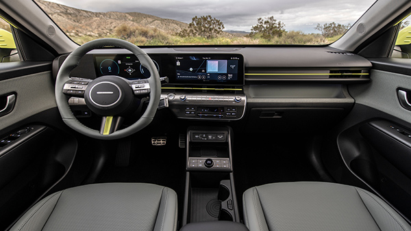 2024 hyundai kona ev interior