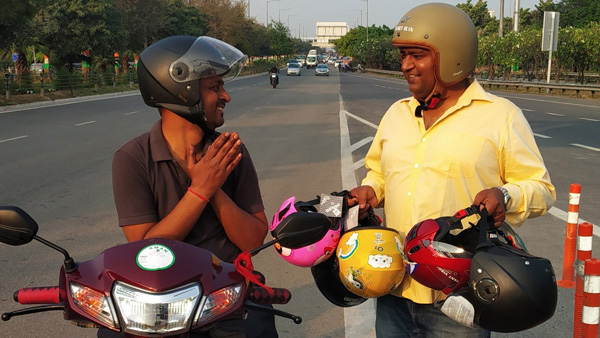 helmet man of india
