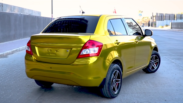 Maruti Suzuki Swift Dzire മിന്നും ഗോൾഡൺ റാപ്പിൽ