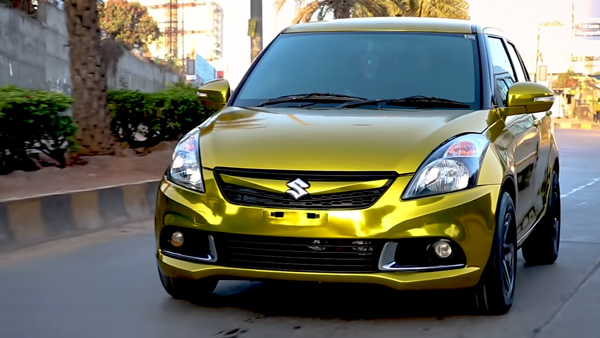 Maruti Suzuki Swift Dzire മിന്നും ഗോൾഡൺ റാപ്പിൽ