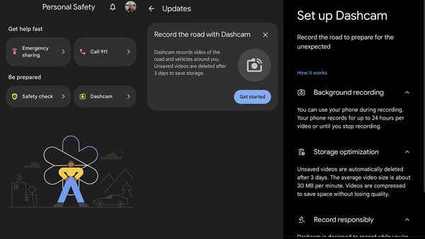Android Smart Phones Can Use As Dashcams