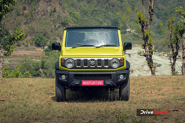 maruti suzuki jimny front design