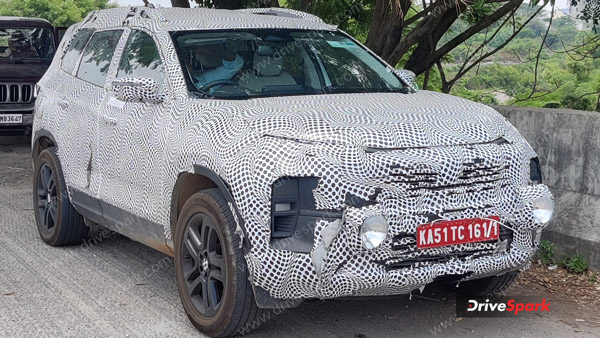 new tata safari spotted testing in bangalore