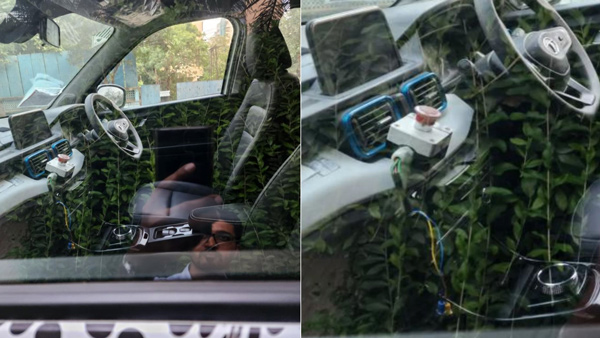 tata punch ev spotted testing