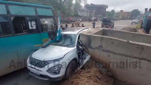 tata safari crash