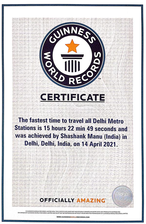 delhi metro man covers 286 stations in 15 hours delhi metro man covers 286 stations in 15 hours