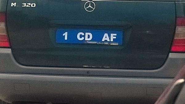 CD Number Plates