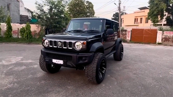 Maruti Jimny SUV Modified With 20 Inch Alloy Wheels Maruti Jimny SUV Modified With 20 Inch Alloy Wheels