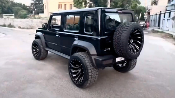 Maruti Jimny SUV Modified With 20 Inch Alloy Wheels Maruti Jimny SUV Modified With 20 Inch Alloy Wheels