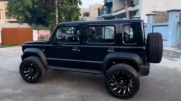 Maruti Jimny SUV Modified With 20 Inch Alloy Wheels Maruti Jimny SUV Modified With 20 Inch Alloy Wheels