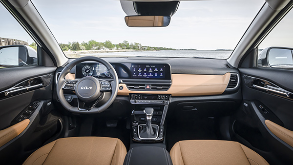 kia seltos facelift interior