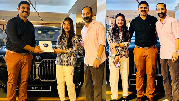 Fahadh Faasil And Nazriya Buys New BMW 740i Luxury Sedan