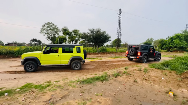 വടംവലിയിൽ ഒന്നാമനാവാൻ ഥാറും ജിംനിയും; വീഡിയോ ഏറ്റെടുത്ത് ആരാധകർ വടംവലിയിൽ ഒന്നാമനാവാൻ ഥാറും ജിംനിയും; വീഡിയോ ഏറ്റെടുത്ത് ആരാധകർ