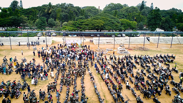 ധീരജവാൻമാർക്ക് ബെംഗളൂരുവിൻ്റെ പ്രണാമം; റൈഡ് വിത്ത് സോൾജിയേഴ്സ് ഗംഭീര വിജയം