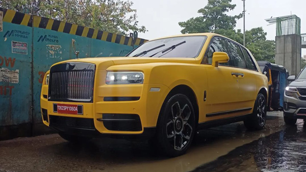 മഞ്ഞക്കിളിയായി റോൾസ് റോയ്സ് കലിനൻ; ചിത്രങ്ങൾ വൈറൽ