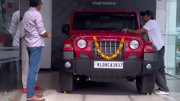 Shine Tom Chacko Added New Mahindra Thar Shine Tom Chacko Added New Mahindra Thar