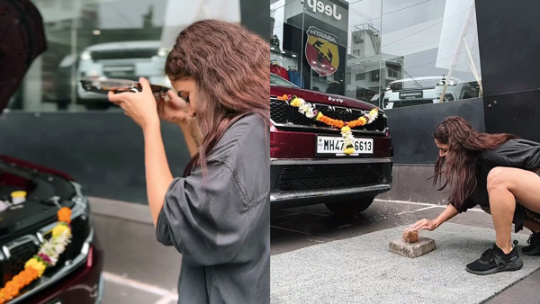 Wamiqa Gabbi Added Jeep Meridian SUV