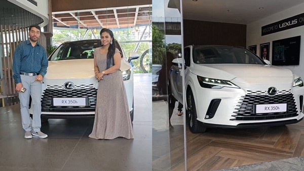 Anuraj and Preena buy Keralas First Lexus RX 350h Hybrid Electric SUV