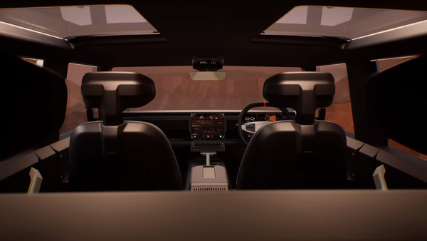 ഇലക്ട്രിക് ഥാറിന്റെ ഇന്റീരിയർ കാണാം