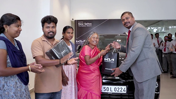 National Film Award Winner Nanjiyamma Buys New Kia Sonet SUV