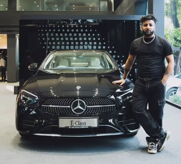 shehnaz gill gifts brother a mercedes benz e class