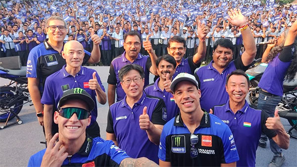 motogp bharath yamaha india empoyees meet