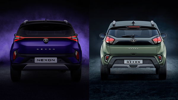 new tata nexon vs old nexon rear