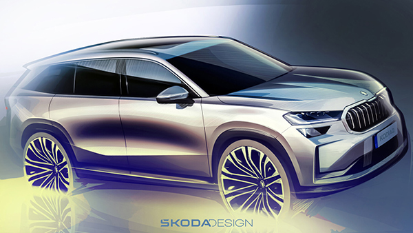 Skoda Kodiaq SUV Design Sketches
