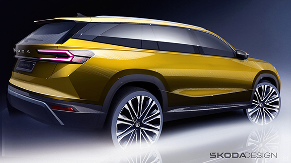 Skoda Kodiaq SUV Design Sketches