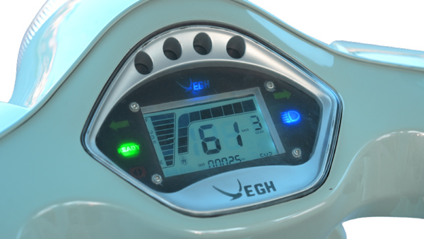 vegh s60 electric scooter display