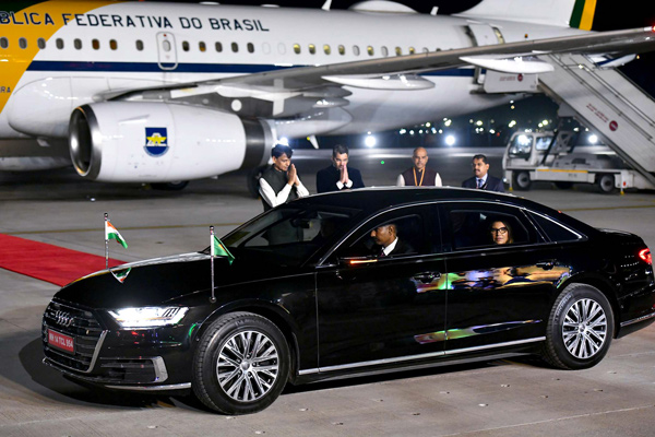 പറന്നിറങ്ങിയത് 21 വിമാനങ്ങൾ; ജി20 ഉച്ചക്കോടിയിൽ രാഷ്ട്രത്തലവൻമാർ എത്തി