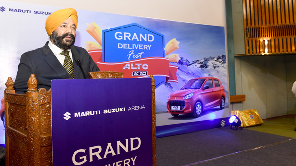 maruti alto k10 grand delivery