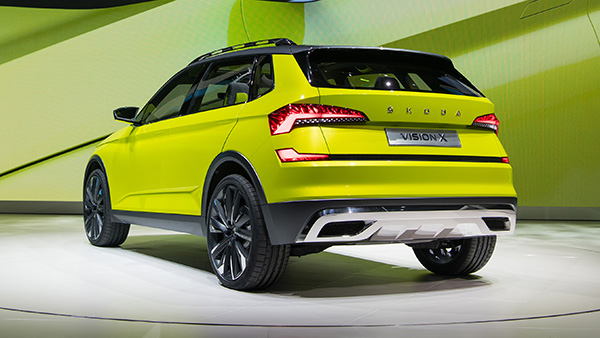 skoda vision x rear
