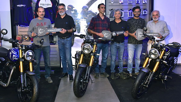 triumph speed 400 delivery