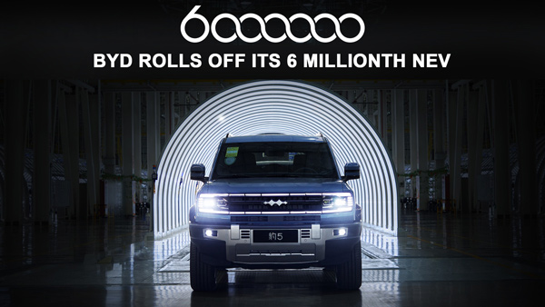 byd rolls out 6 millionth nev