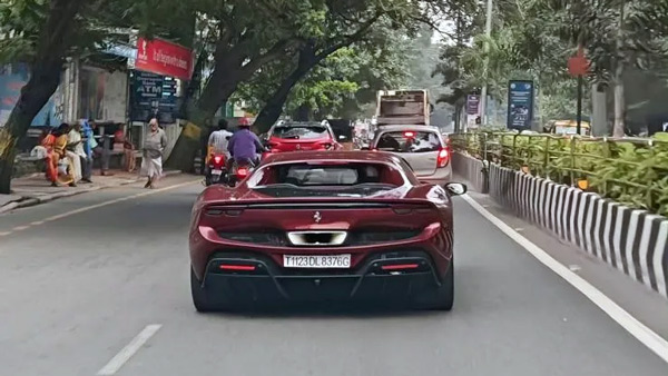 DQ -ന്റെ പുത്തൻ ഫെറാറി നിരത്തുകളിൽ