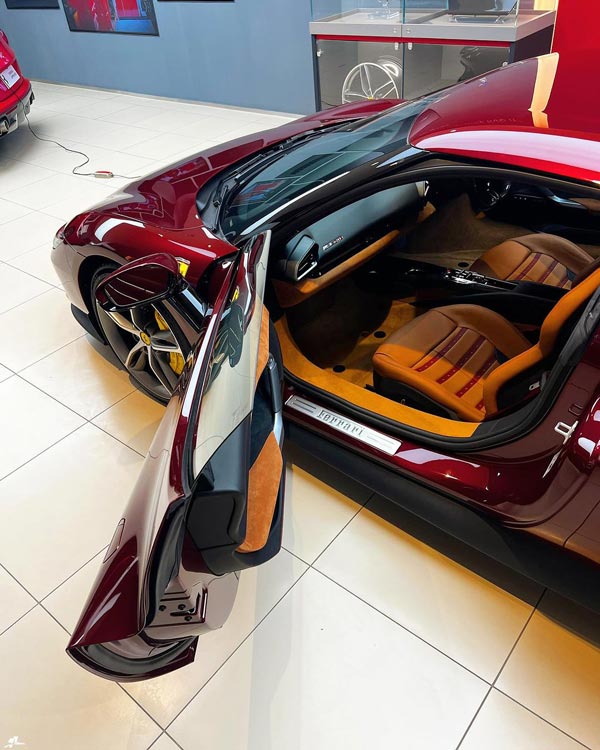 ദുൽഖറിന്റെ പുത്തൻ ഫെറാറിയുടെ ഇന്റീരിയർ ഇങ്ങനെ