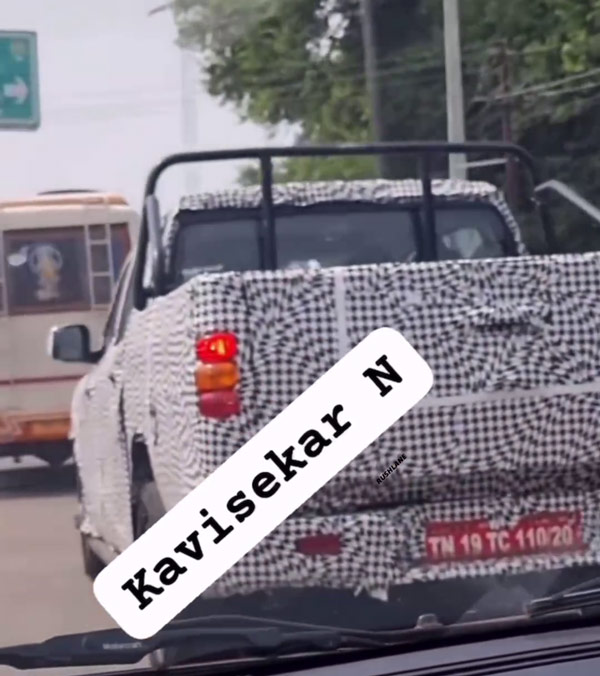 സ്കോർപിയോ N പിക്ക് അപ്പ് പരീക്ഷണയോട്ടം തുടങ്ങി