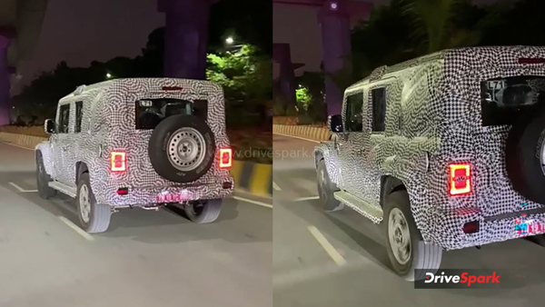 mahindra thar spied