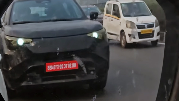 Maruti EVX Electric SUV Spied In India