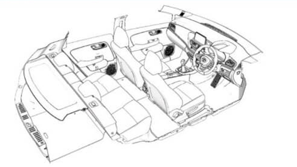 tata curvv interiors patent