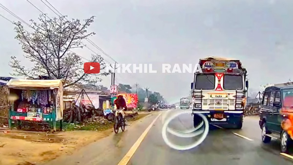 tata tiago nrg and truck crash tata tiago nrg and truck crash