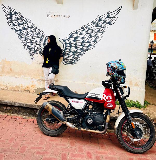  woman biker from chennai