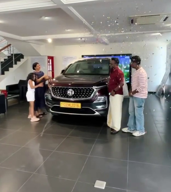 Actor Bijukuttan Buys MG Hector SUV Worth Rs 17 Lakh