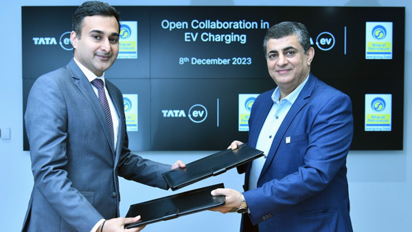 Tata Motors And Bharat Petroleum Combined 7000 EV Chargers