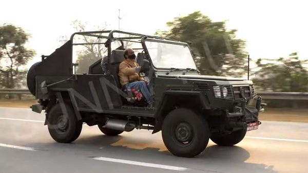 Force Gurkha Military Ambulance Spied In India