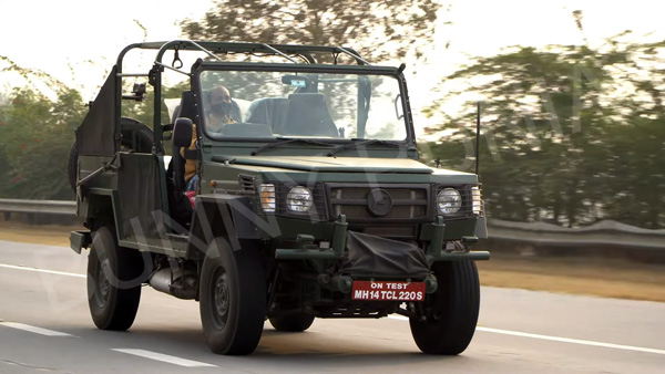 Force Gurkha Military Ambulance Spied In India