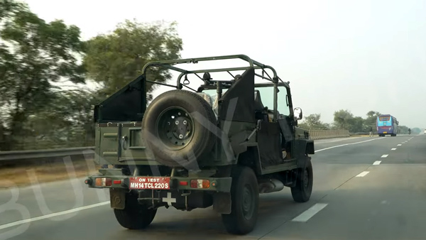 Force Gurkha Military Ambulance Spied In India