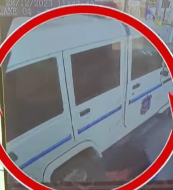 gujarat man steals police mahindra bolero