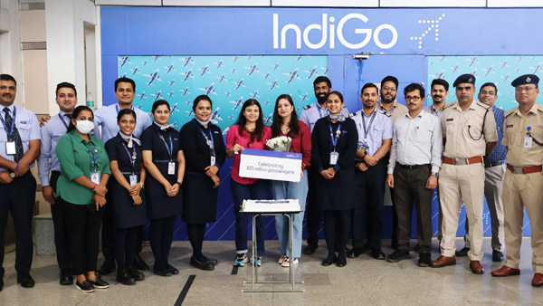 Indigo Airline Achieved Milestone Of Flying 100 Million Passengers Indigo Airline Achieved Milestone Of Flying 100 Million Passengers